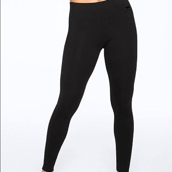 PINK Victoria's Secret Pants - New in bag VS PINK plain black leggings; Sz Large